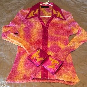 Hobby Horse Limited Edition zippered blouse